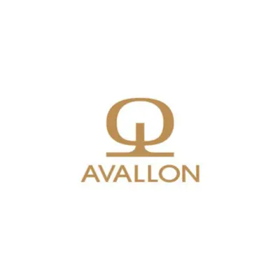 A gold logo with a letter o.